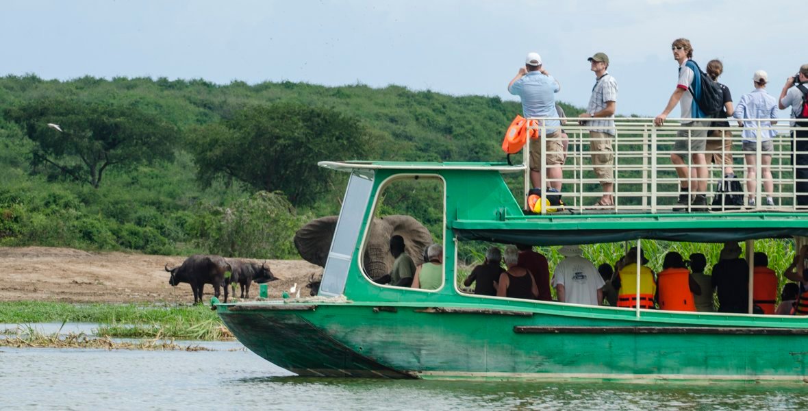 Boat Launch on Kazinga Channel