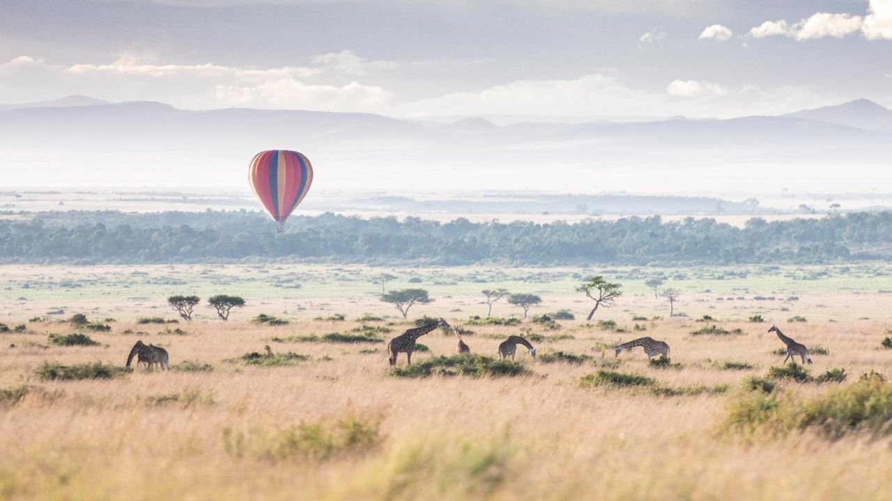 Ballon Safaris in Masai mara National reserve Kenya