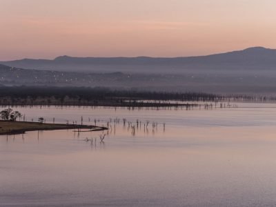 Sunrise at the Cliff Lake Nakuru National Park