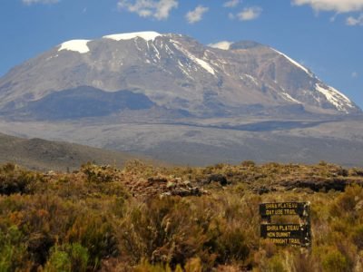 Shumata Camp - kilimanjaro national Park - view of Kilimanjaro