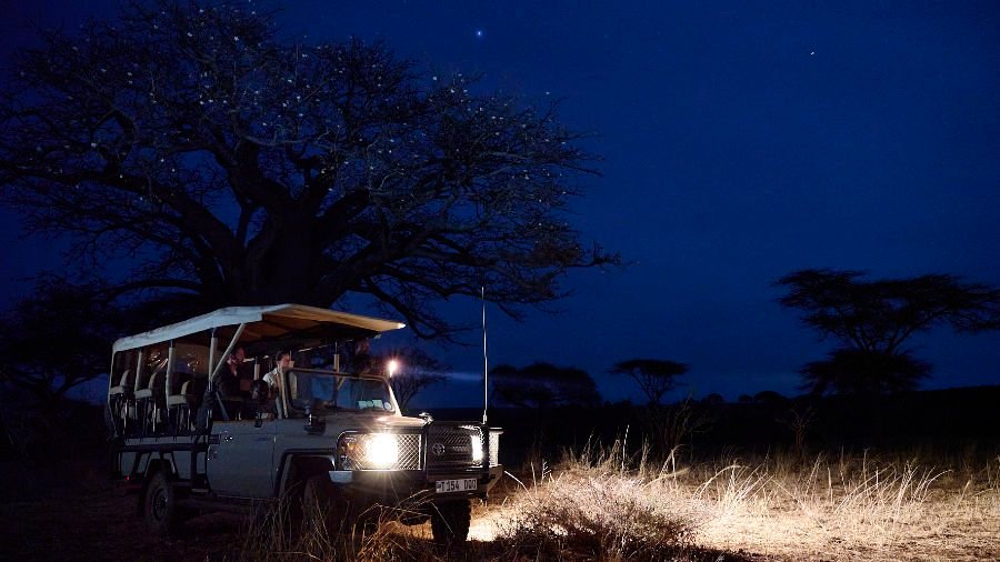 Sanctuary Swala, Night game drive in Tarangire national park