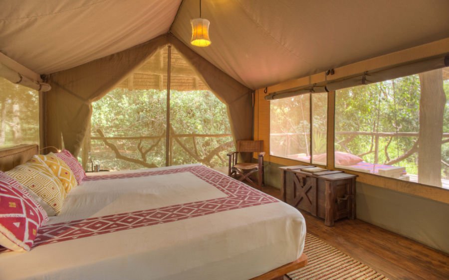 Base Camp Tented Bedroom Maasai Mara National Reserve Kenya
